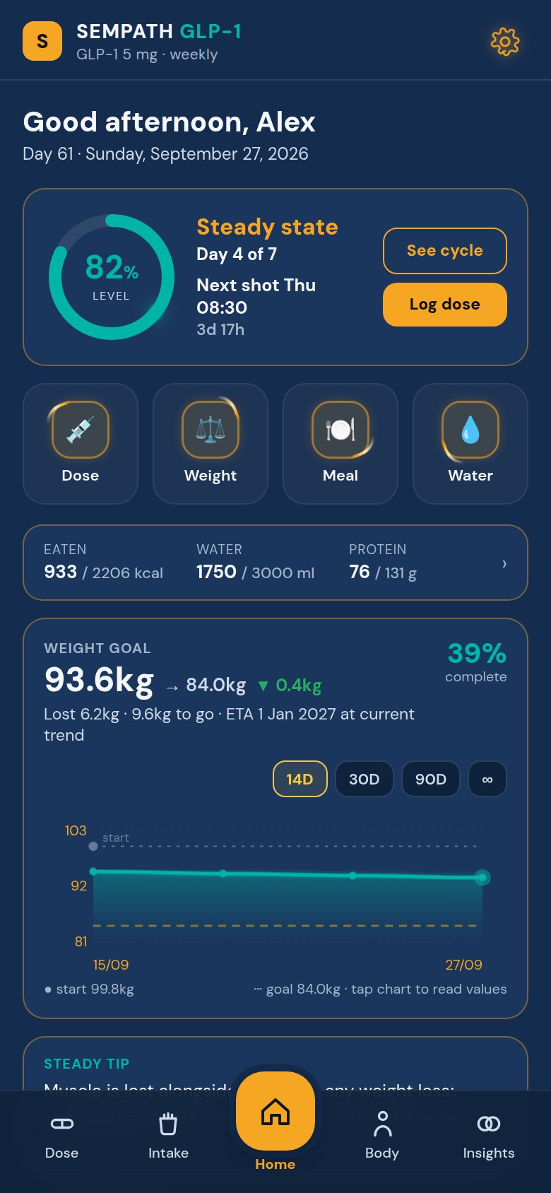 Sempath home screen